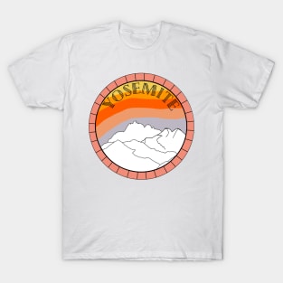 Peachy Keen Yosemite Landscape T-Shirt